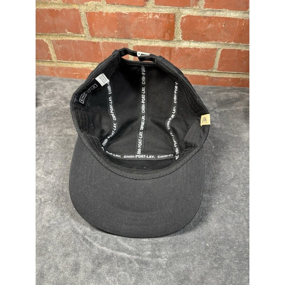 Rare Black Chipotle “Extra” Hat Strap Back Adjustable Anthem Branding 5 Panel